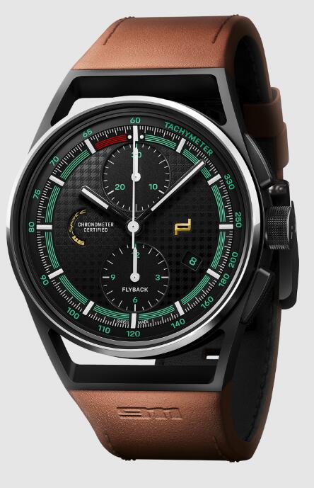 Porsche Design 911 Sport Classic chronograph Dial in Pepita pattern Replica Watch